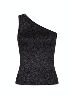Clementine Glitter Knit Top - Black
