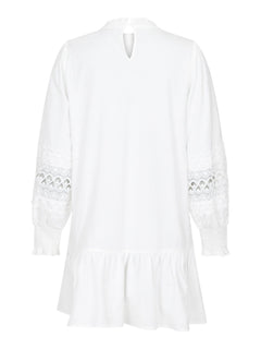 Katja Embroidery Dress - White