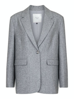 Gaby Structure Blazer - Grey Melange