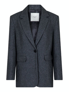 Gaby Structure Blazer - Dark Grey