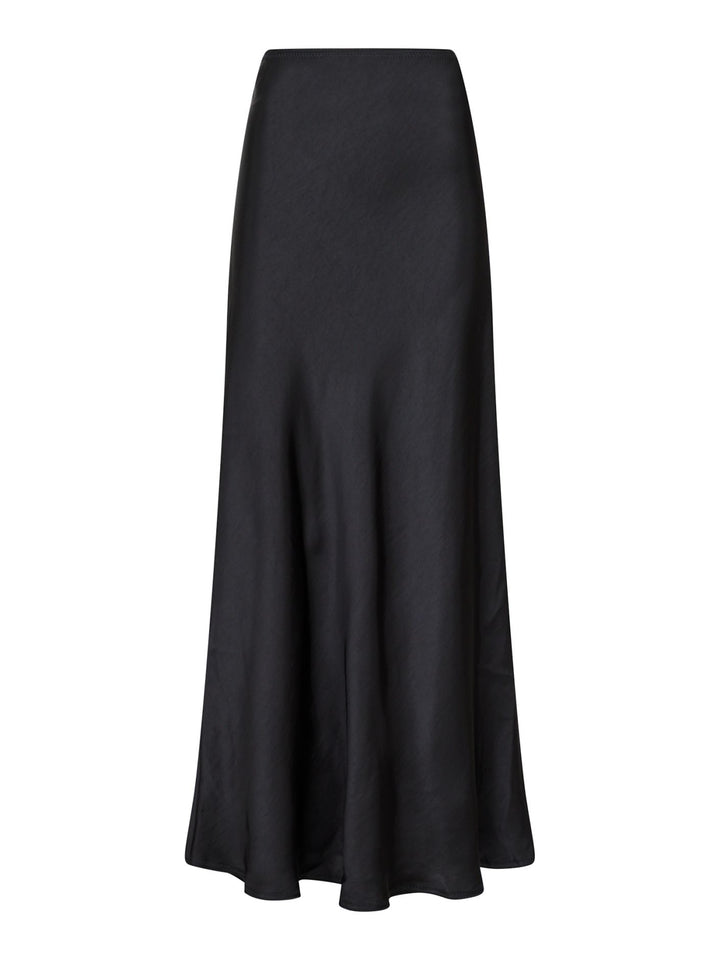 Vicky Heavy Sateen Skirt Dusty Blue