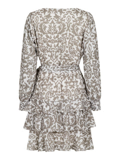 Dennie Abstract Dress - Camel