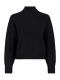Paulina Knit Blouse - Black