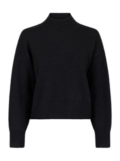 Paulina Knit Blouse - Black