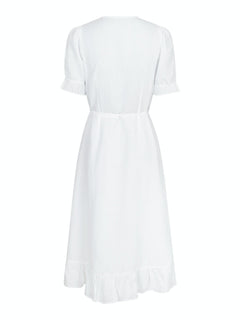 Marietta Linen Dress - White