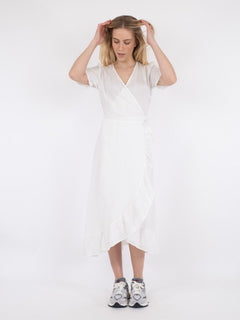 Marietta Linen Dress - White