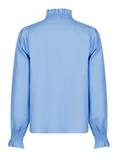 Brielle Solid Shirt - Sky Blue