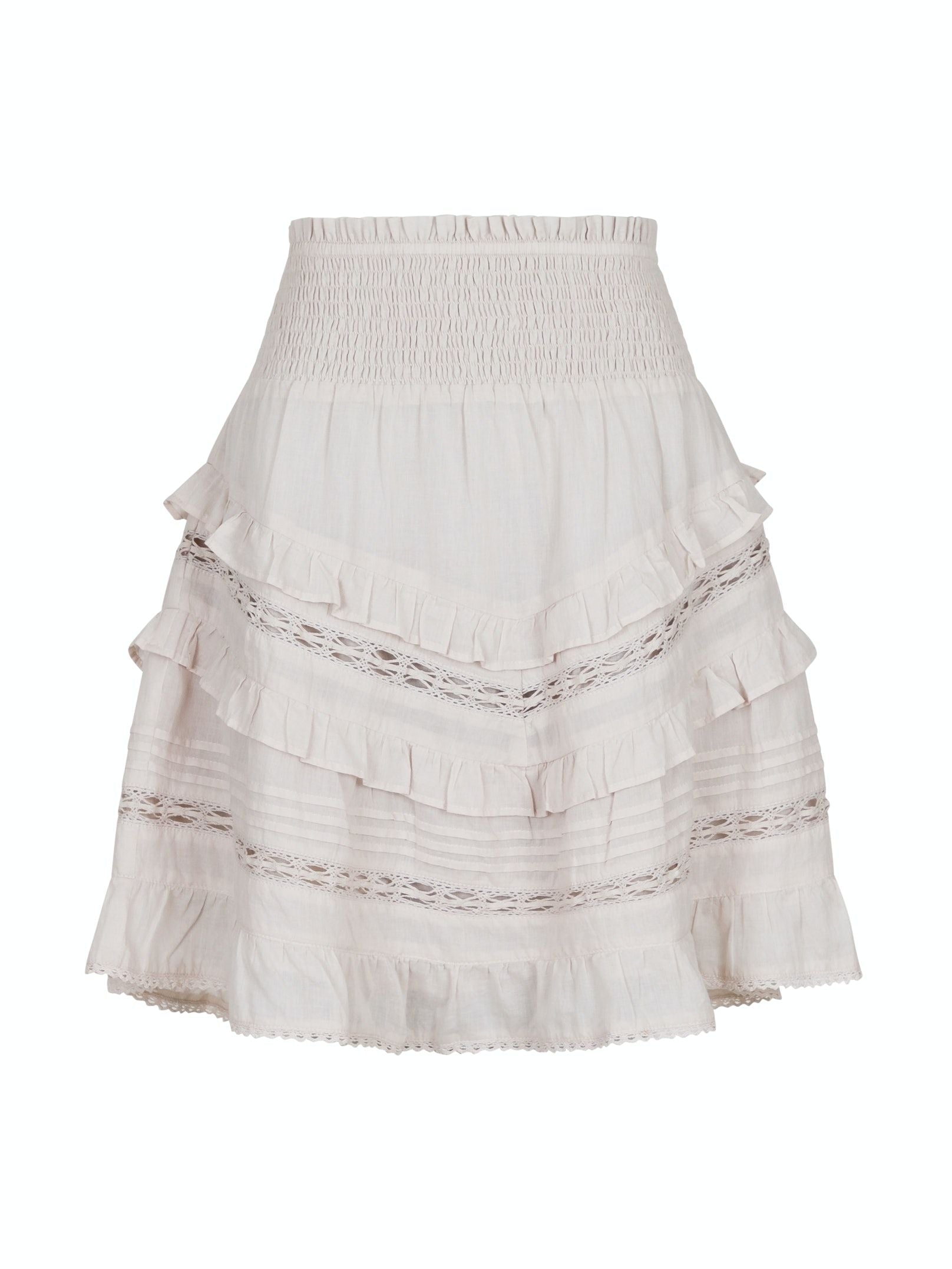 Donna S Voile Skirt - Ivory