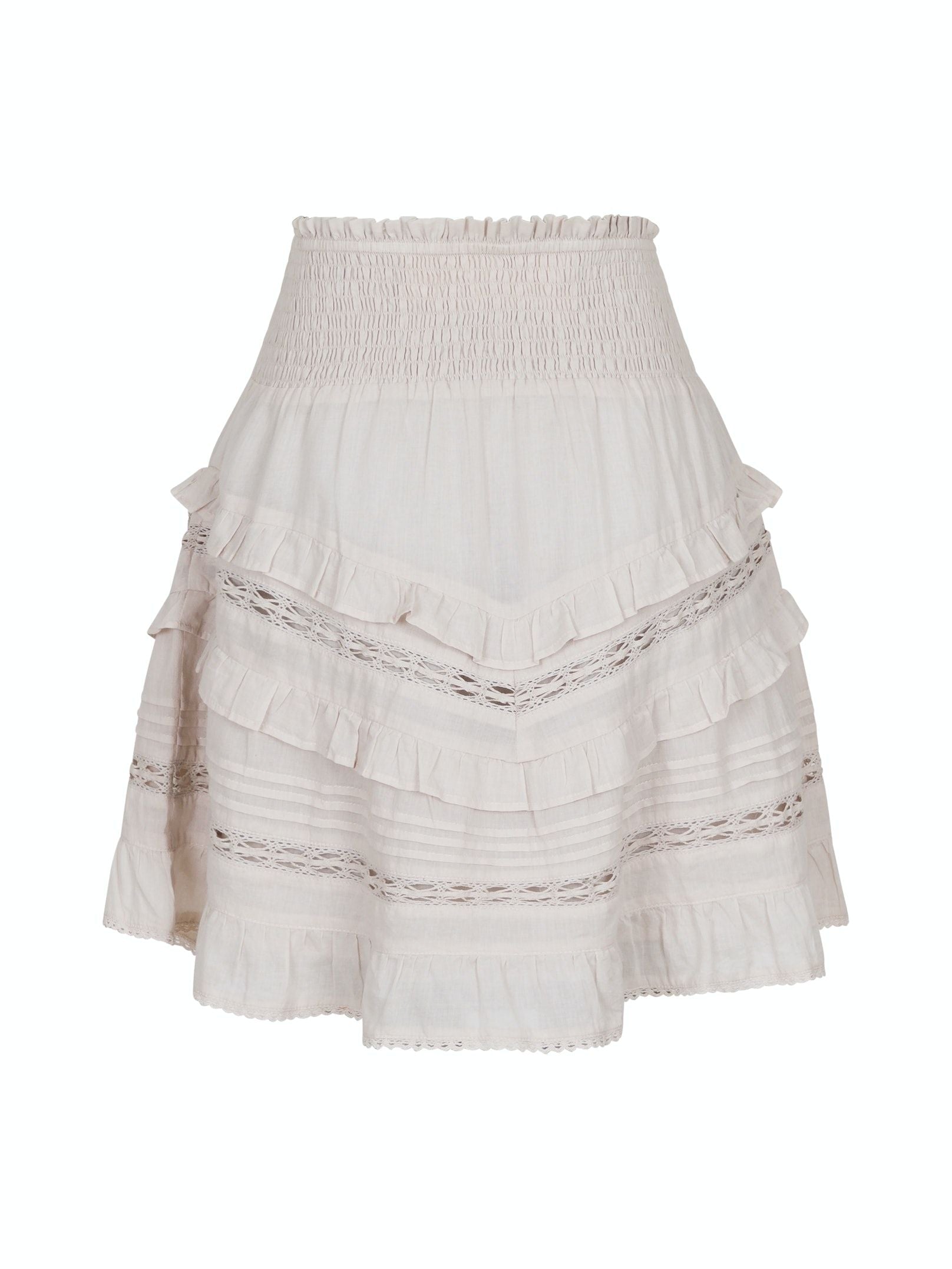 Donna S Voile Skirt - Ivory