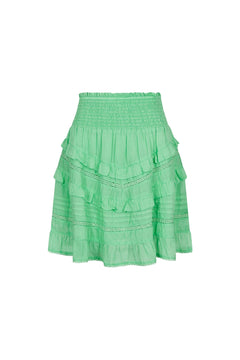 Donna S Voile Skirt - Apple Green