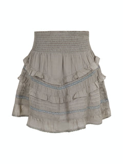 Donna S Voile Skirt - Smoke Green