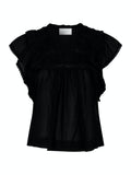 Jayla S Voile Top - Black