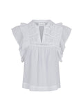Jayla S Voile Top - White