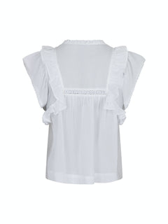 Jayla S Voile Top - White
