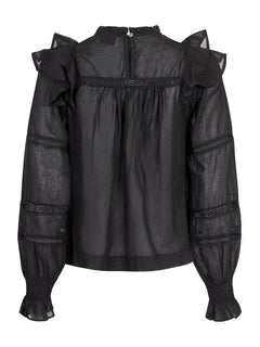 Sarna S Voile Blouse - Black