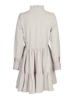 Latifa Mini Cord Dress - Taupe