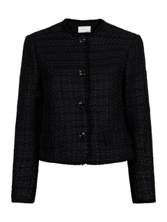 Helina Boucle Jacket - Black