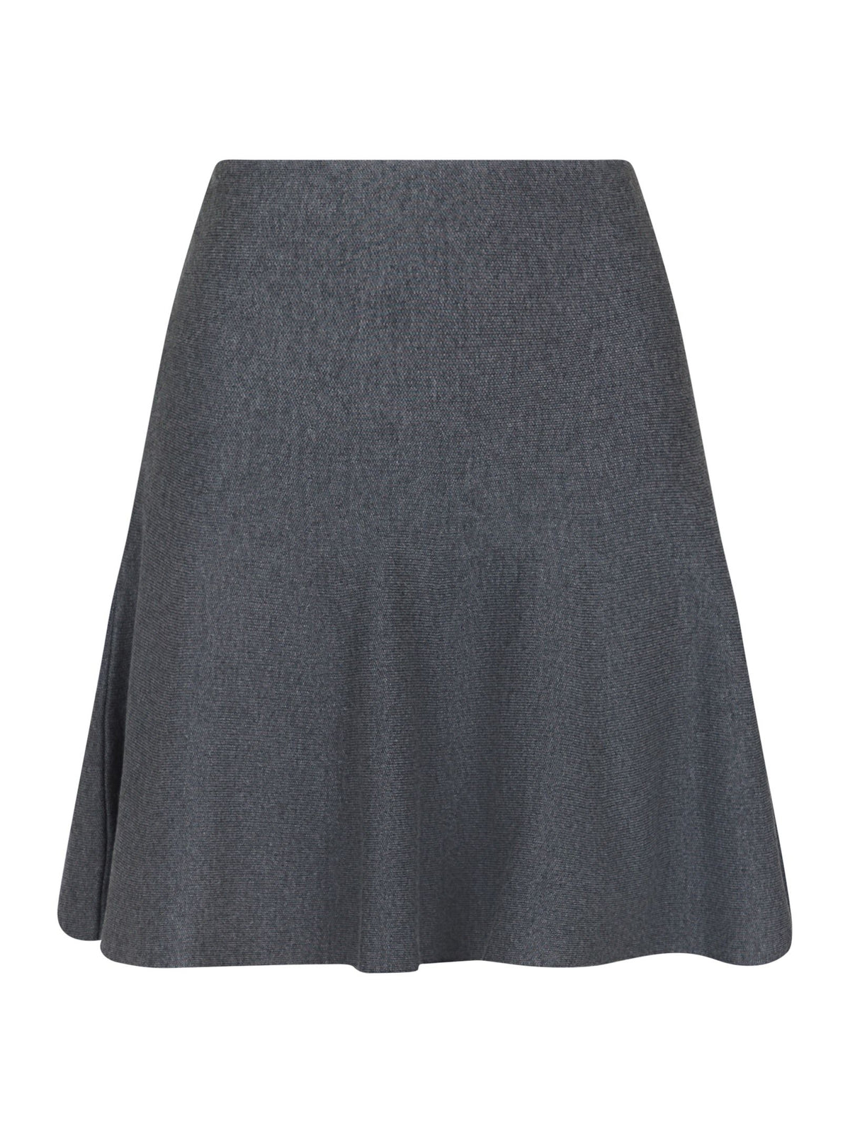 Hanna Knit Skirt - Grey Melange