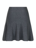 Hanna Knit Skirt - Grey Melange