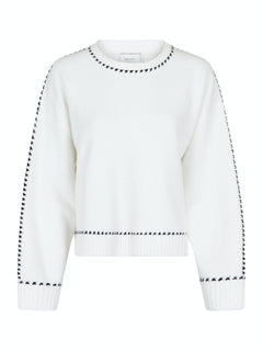 Detri Knit Blouse - Off White