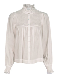 Jill S Voile Blouse - Ivory