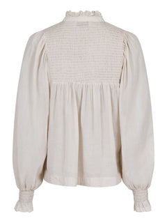 Jill S Voile Blouse - Ivory