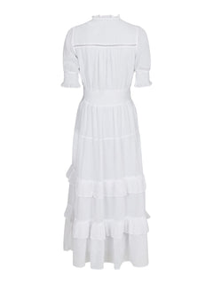 Sophie S Voile Dress - White