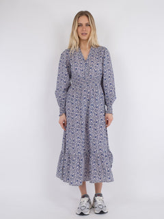 Olivia Botanical Dress - Blue
