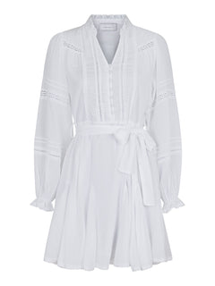 Birgitte S Voile Dress - White