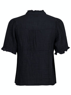Odesa Linen Blouse - Black