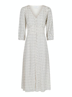 Olana Mini Stitch Dress - Off White