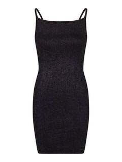 Contima Glitter Knit Dress - Black