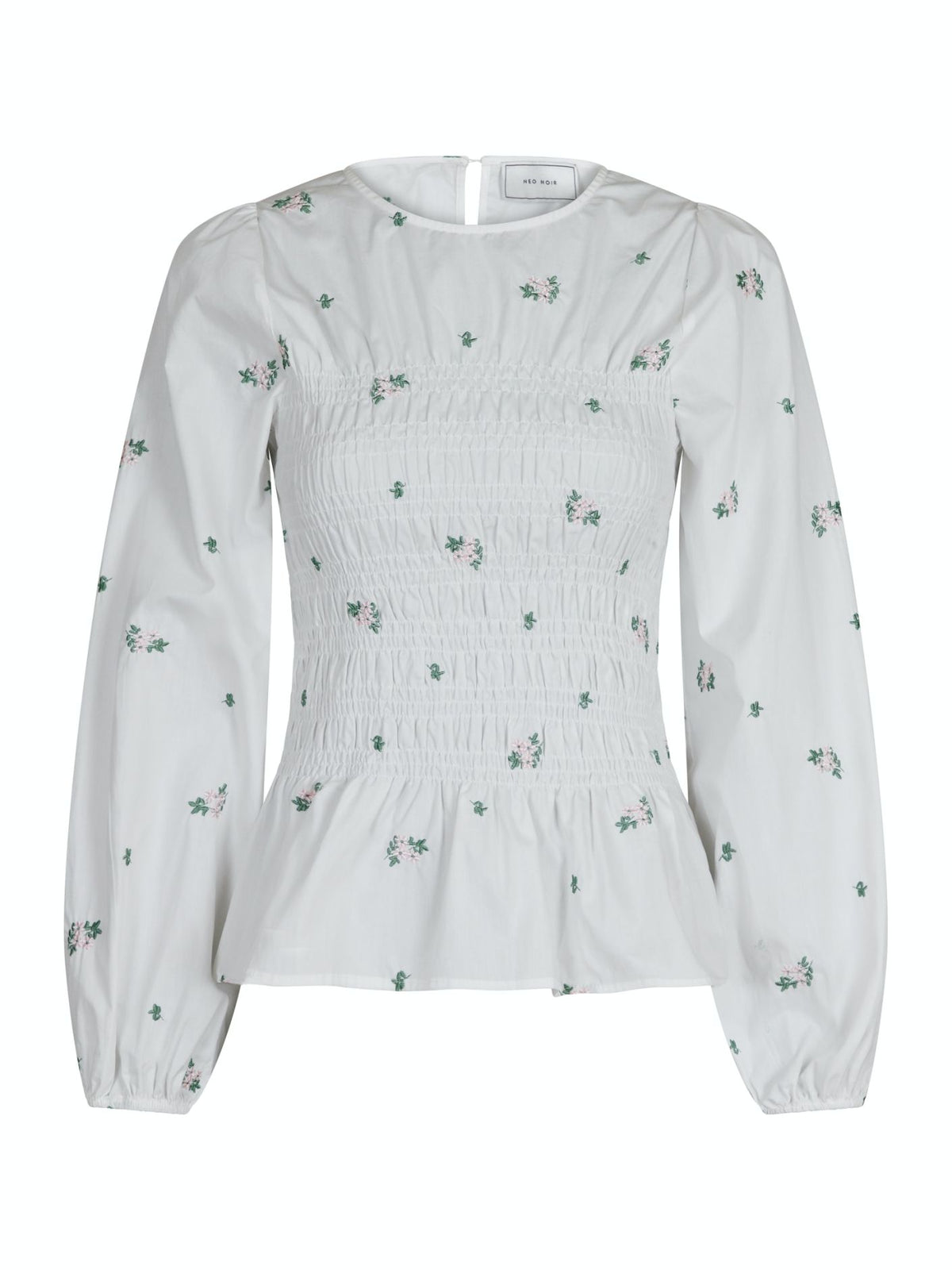 Alberta Clean Flower Blouse - White
