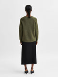 Lulu Ls Knit O-Neck - Kalamata Melange