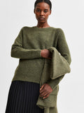 Lulu Ls Knit O-Neck - Kalamata Melange