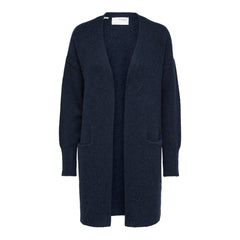 Lulu New Ls Knit Long Cardigan - Dark Sapphire
