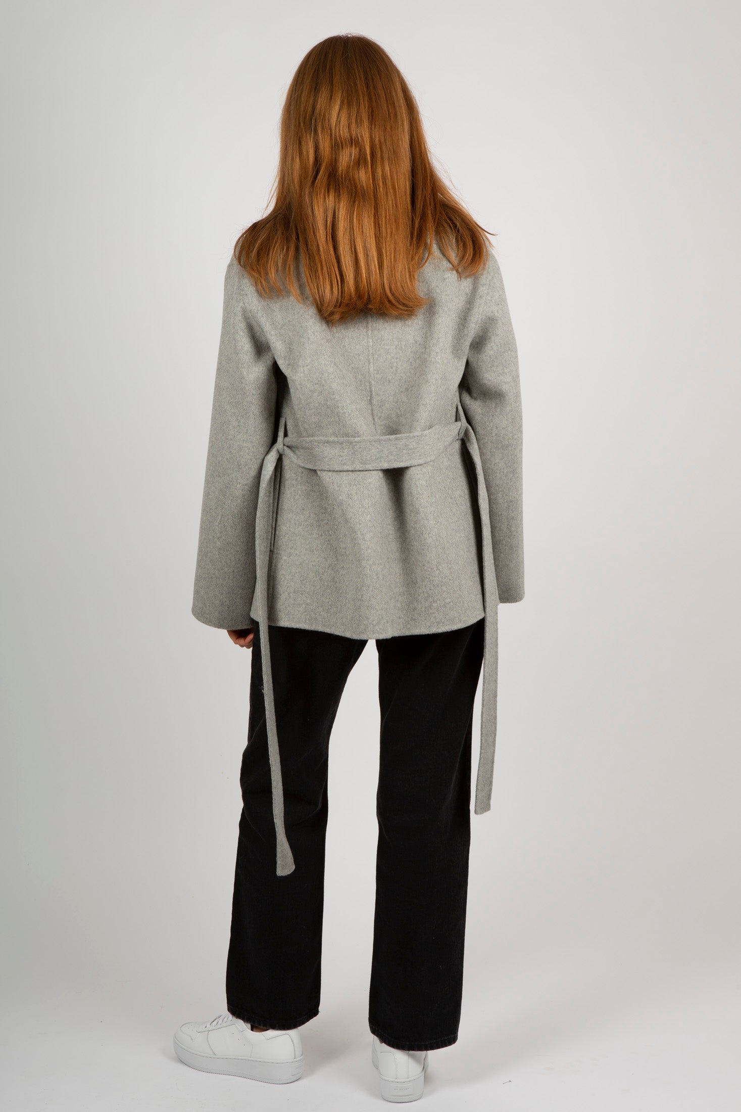 Mathilde Handmade Jacket - Light Grey Melange