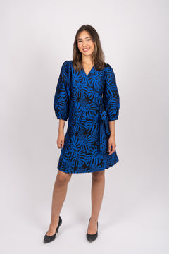 Lotte-Siv 3/4 Short Dress - Black