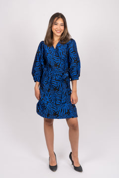Lotte-Siv 3/4 Short Dress - Black