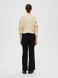 Viva-Gulia HW Long Linen Pant - Black