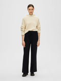 Viva-Gulia HW Long Linen Pant - Black