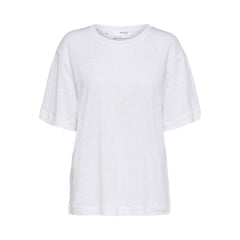 Vilja Linen SS Tee - Bright White