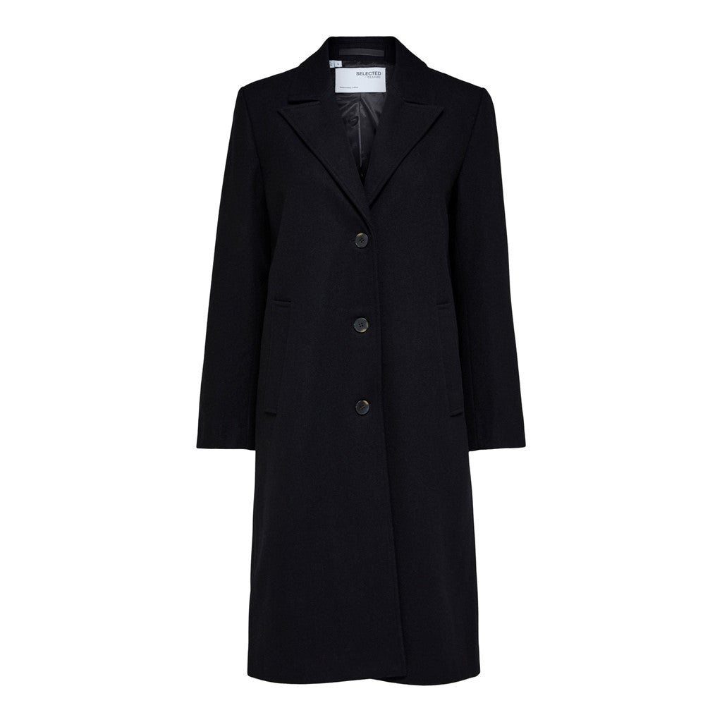 Alma Wool Coat - Black