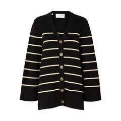 Liva LS Long Knit Cardigan - Black
