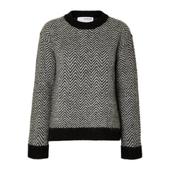 Heri LS Knit O-Neck - Black LGM