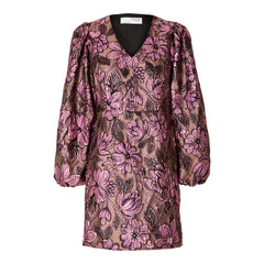 Paula LS Short Dress - Pink Lavender