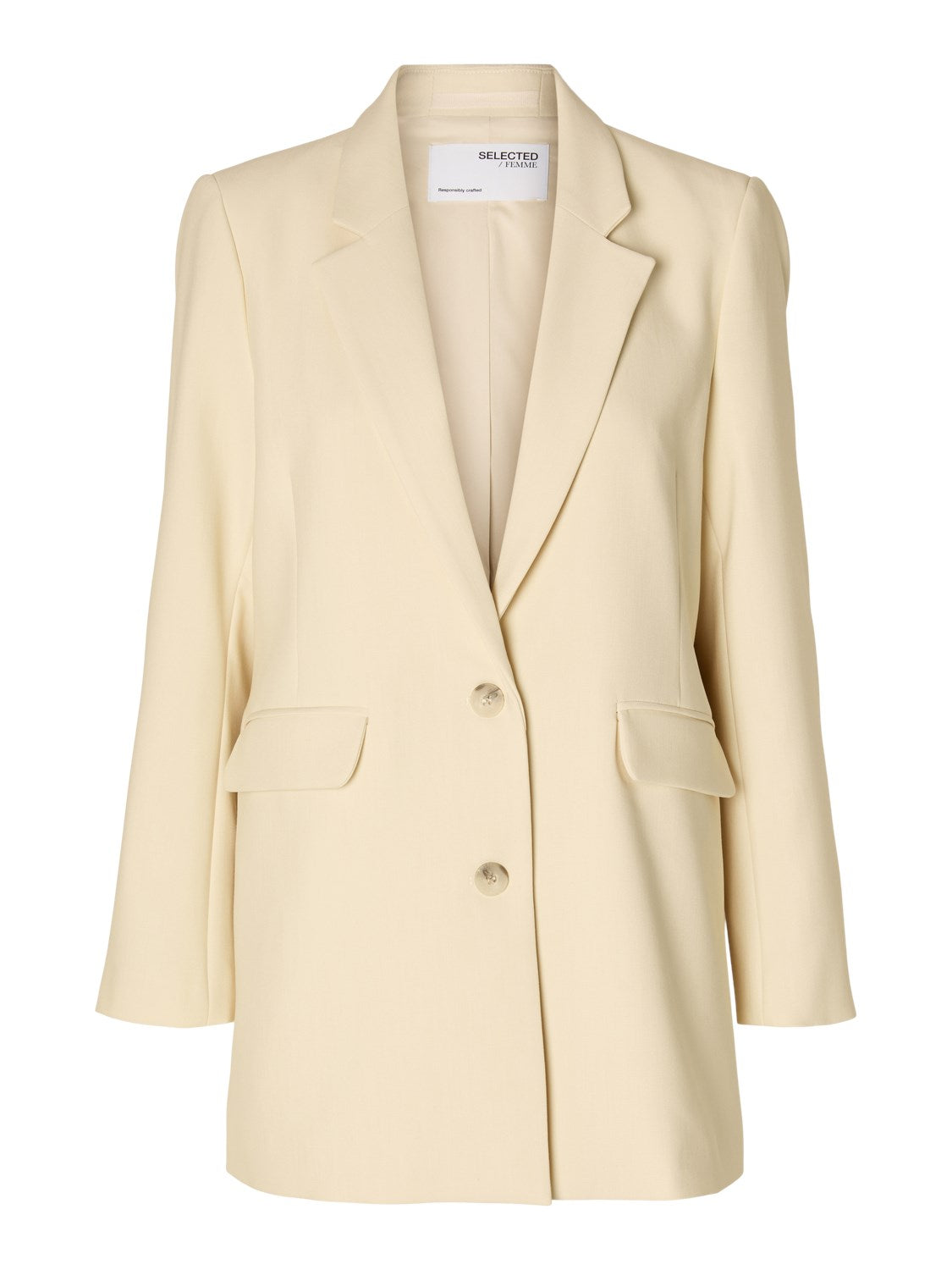 Rita Ls Relaxed Blazer - Birch