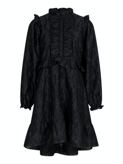 Zinka Flower Dress - Black