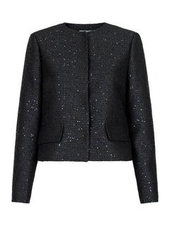 Helina Sequins Jacket - Black