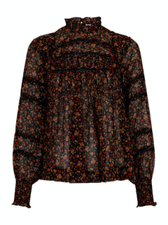 Harmon Garden Blouse - Black
